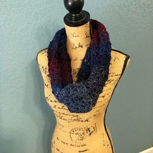 Hand made cowl infinity scarf- crochet